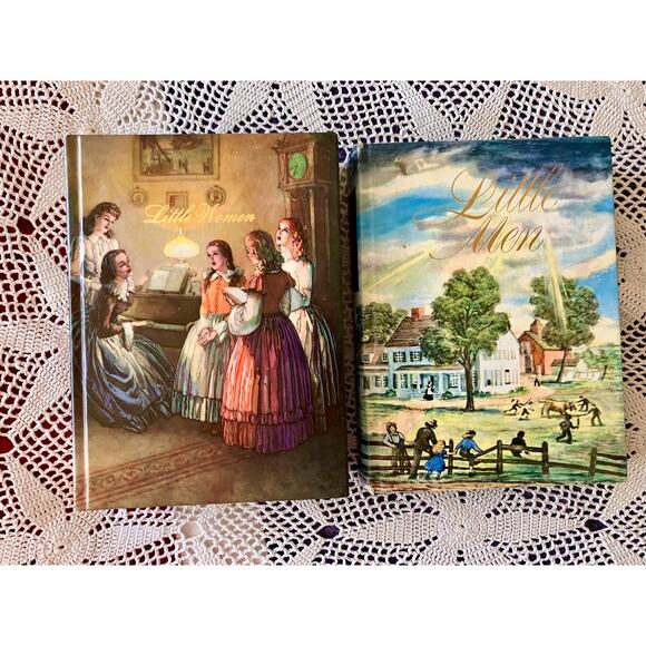 Vintage Little Women, Little Men, Book Set, 1980, 1981Louisa May Alcott - Picture 3 of 10